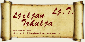 Ljiljan Trkulja vizit kartica